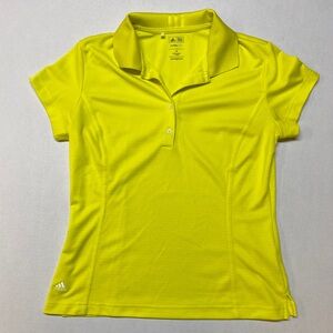 Adidas Climalite Women’s Medium Lime Green Golf Polo Shirt